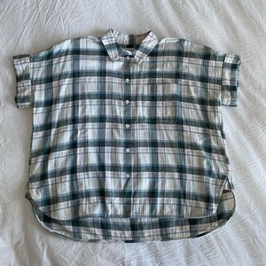 Madewell short sleeve blouse